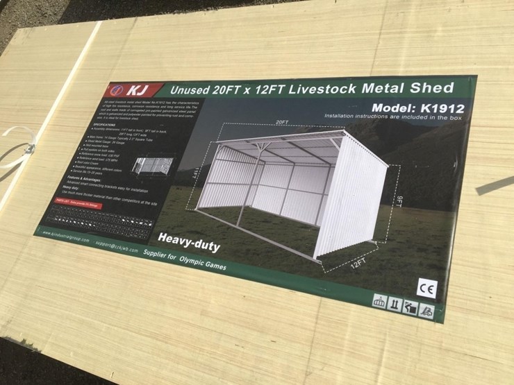 unused-20ft-x-12ft-livestock-metal-shed.-image-3