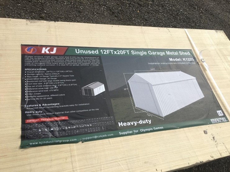 unused-12ft-x-20ft-x-9ft-single-garage-metal-image-3