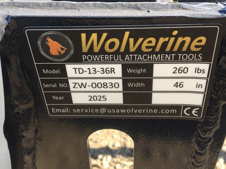 unused-wolverine-td-13-36r-tree-digger-attachment,-image-4