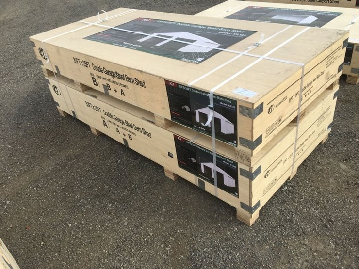 unused-33ft-x-25ft-x-14ft-double-garage-steel-image-1