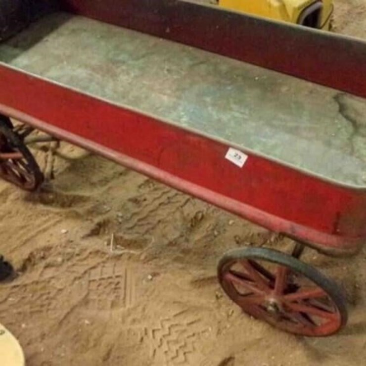 Vintage Metal Wagon