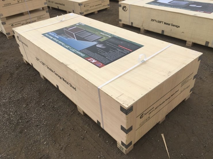 unused-22ft-x-23ft-x-13ft-double-garage-metal-image-2