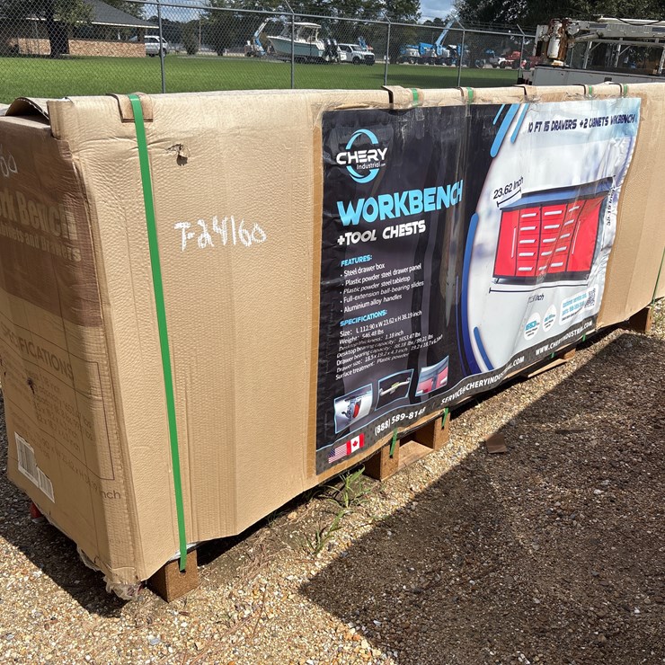 #24160 • CHERRY INDUSTRIAL 7FT WORK BENCH