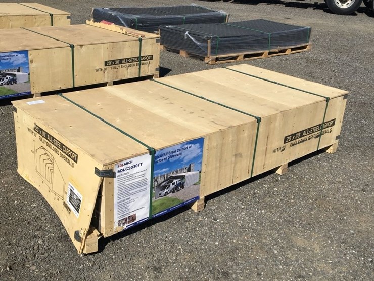 unused-2025-sd-lanch-20ft-x-30ft-steel-carport,-image-2