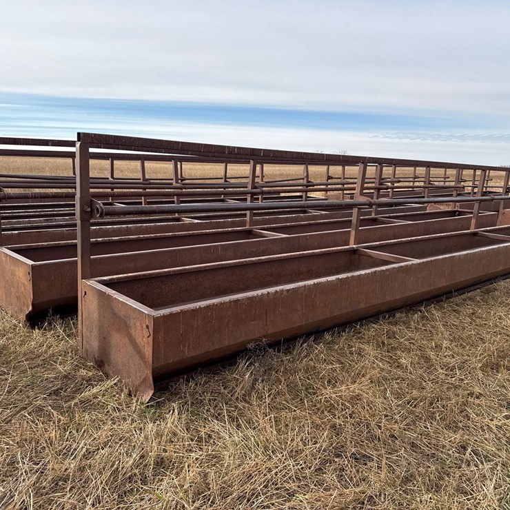 Macksteel Fenceline Feed Bunk