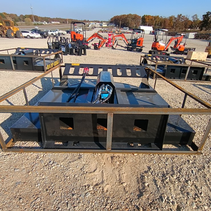 #L59-007 • Mower King 72" Brushcutter Skid Steer Attachment