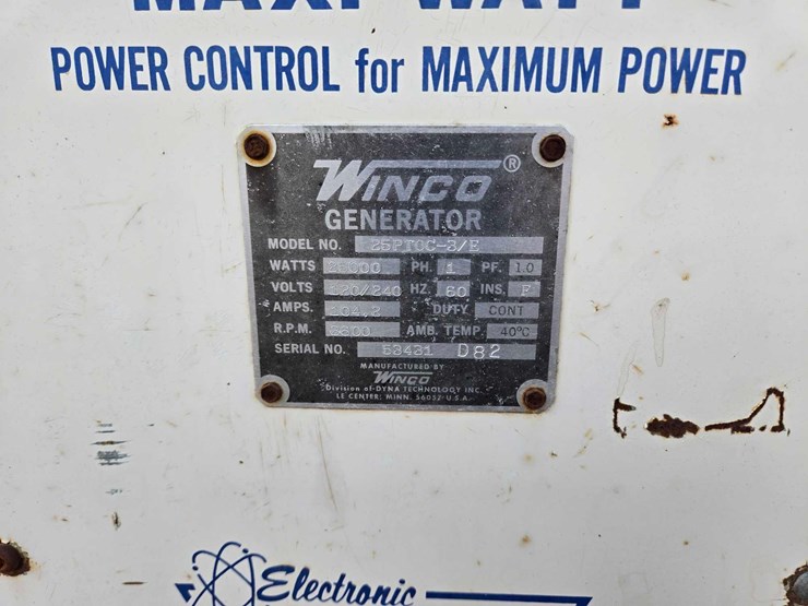 winco-25ptoc-3/e-generator-image-13