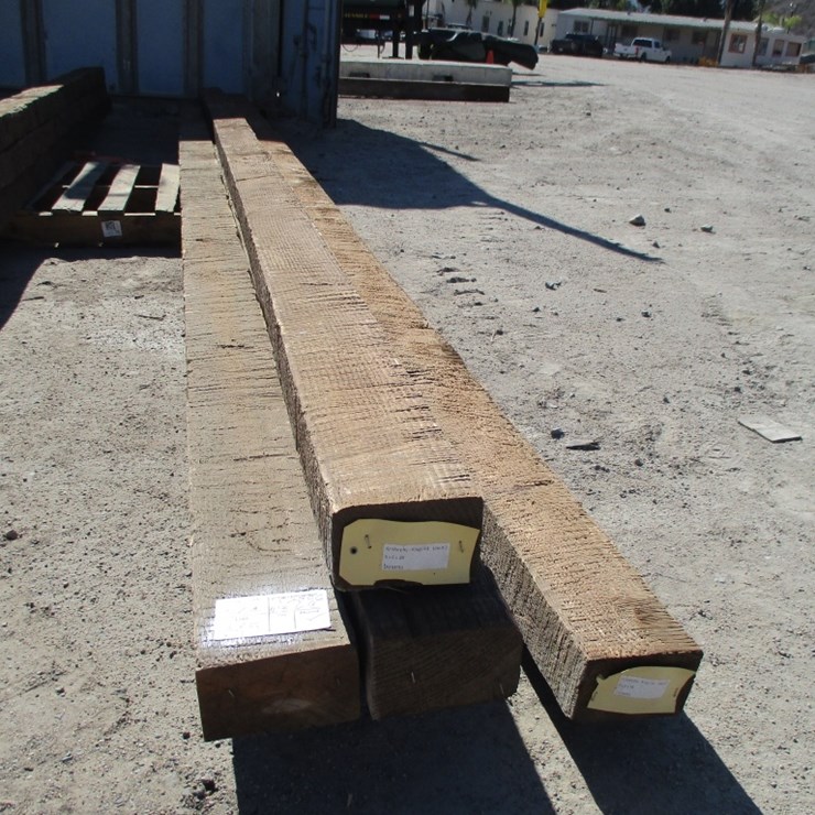 Lot Of (4) Unused 4" x 6" x 18' Wood Beams