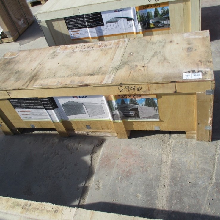 New Unused 12' x 20' All-Steel Carport