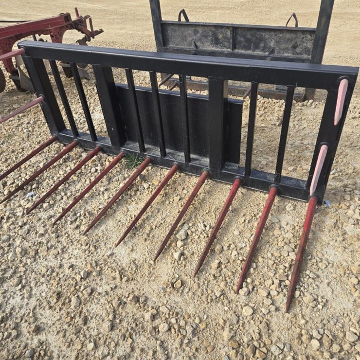 #5871 • HAY & SILAGE TINE BUCKET W/ EURO MOUNTS