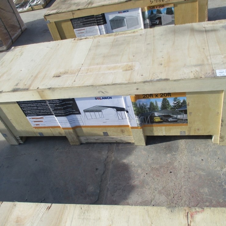 New Unused 20' x 20' All-Steel Carport