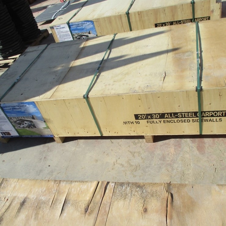 New Unused 20' x 30' All-Steel Carport,