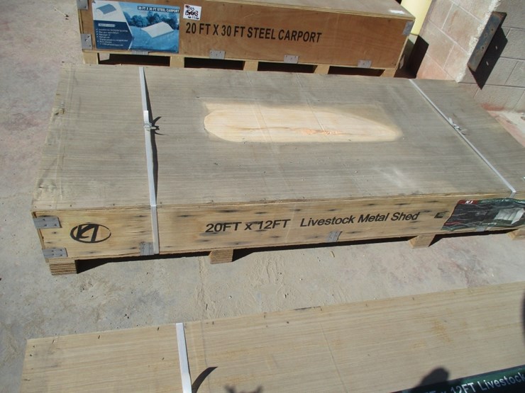 new-unused-12'-x-20'-metal-livestock-shelter-image-1
