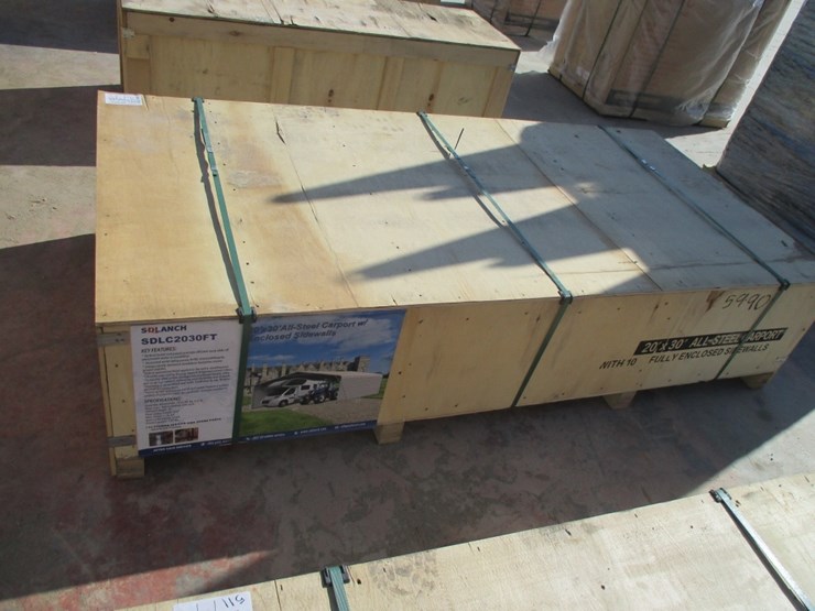 new-unused-20'-x-30'-all-steel-carport,-image-3