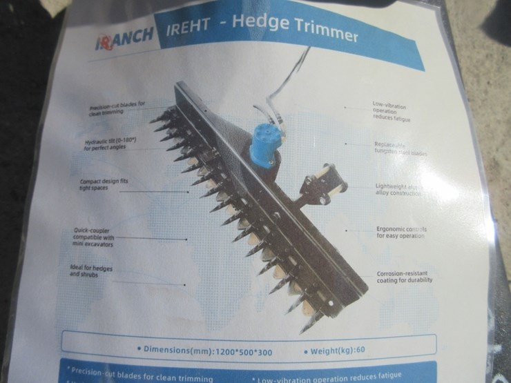 new-unused-ir-hydraulic-hedge-trimmer-attachment,-image-7