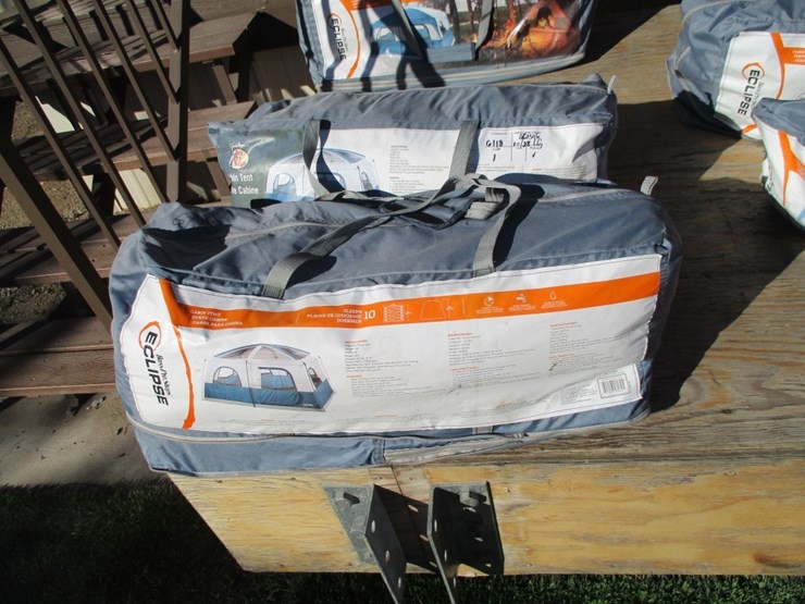 lot-of-(2)-eclipse-14'-x-10'-10-man-cabin-tents-image-1