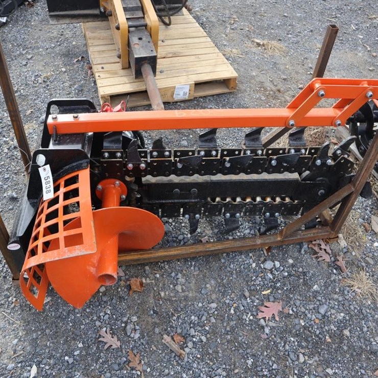 AGT Mini Skid Steer Trencher