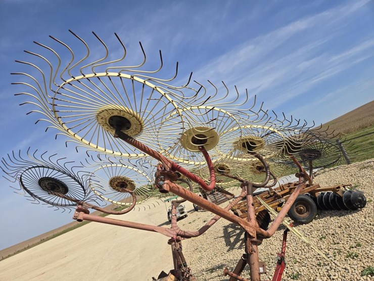 #5835-•-pull-type-10-wheel-v-rake-image-4