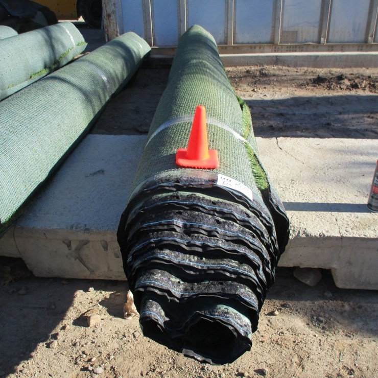 Unused Roll Of Artificial Turf