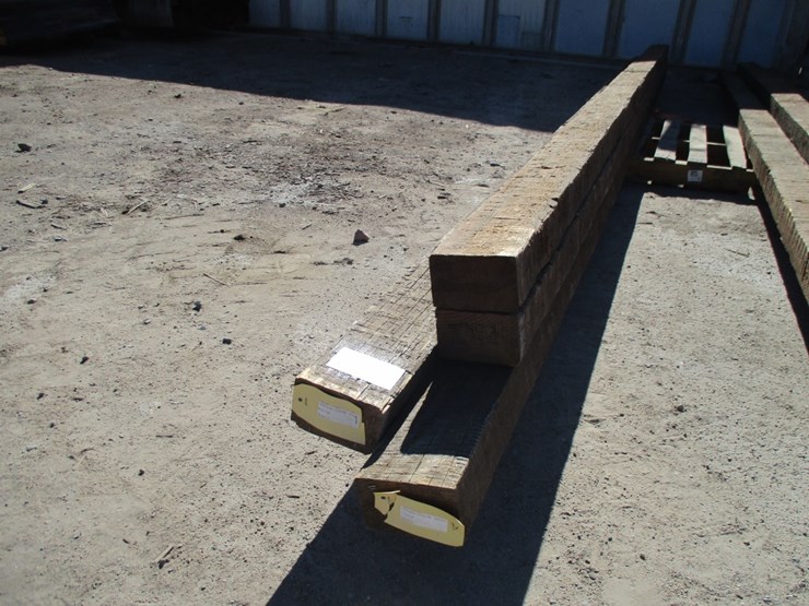 lot-of-(4)-unused-4"-x-6"-x-18'-wood-beams-image-1