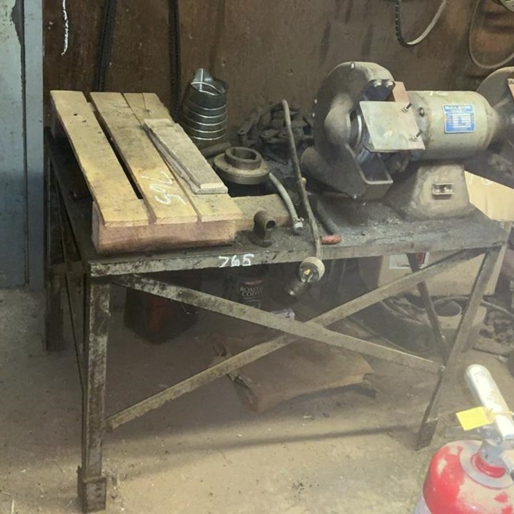 #765 • Grinder and Steel Table