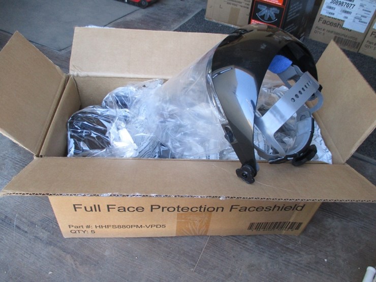 new-unused-5-piece-bullard-face-shields-image-1