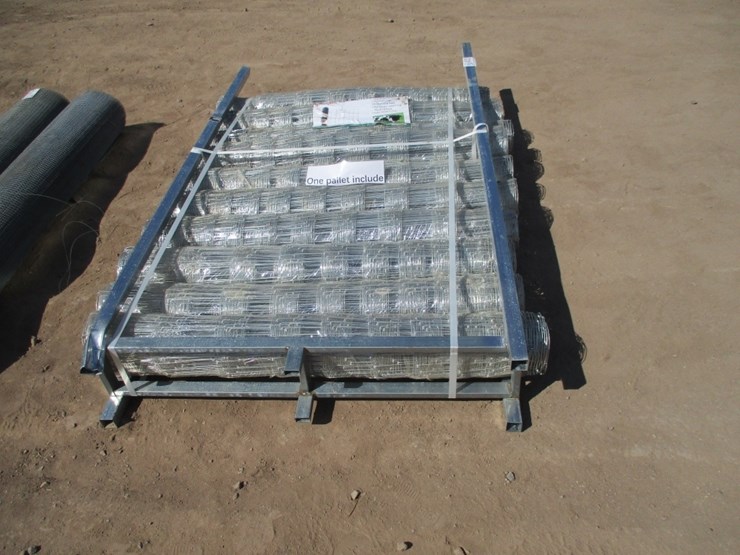 new-unused-4'-x-100'-steel-field-fence-rolls,-image-1