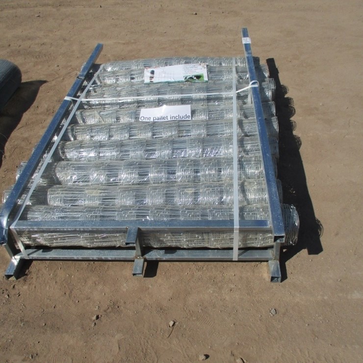 New Unused 4' x 100' Steel Field Fence Rolls,