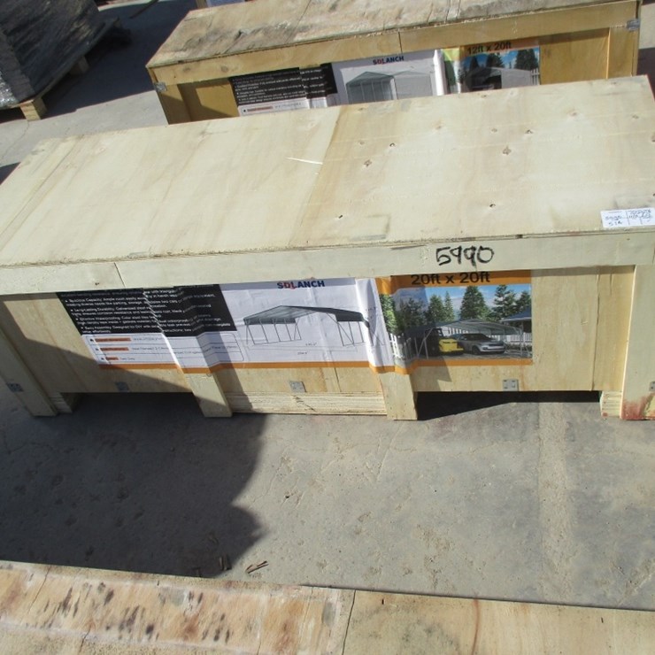 New Unused 20' x 20' All-Steel Carport