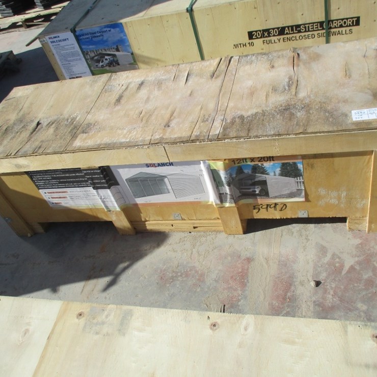 New Unused 12' x 20' All-Steel Carport