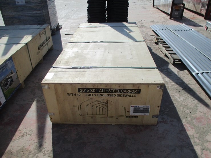 new-unused-20'-x-30'-all-steel-carport,-image-2