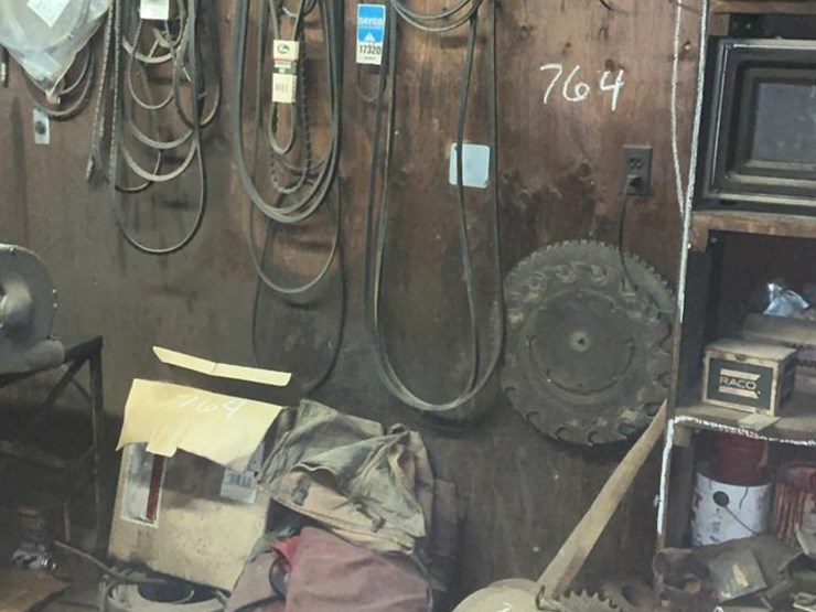 #764-•-electric-motor,-v-belts,-and-assorted-parts-image-1