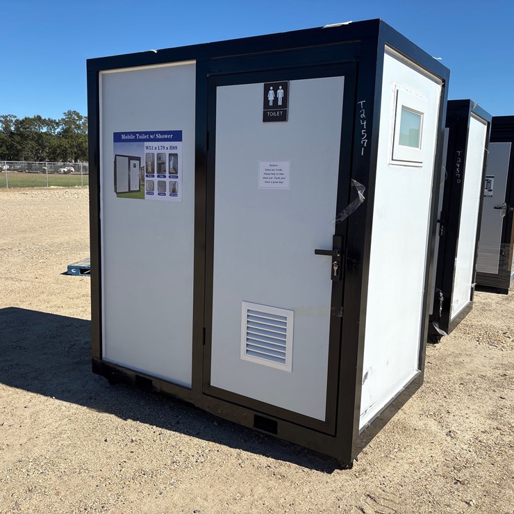 #24571 • PORTABLE RESTROOM, MOUNTED ON CASTER WHEELS