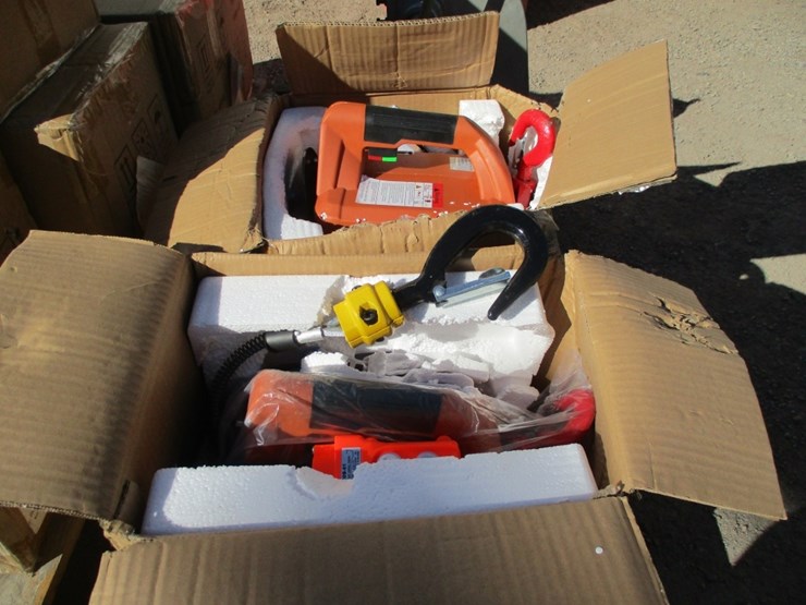 lot-of-(2)-electric-hoists,-image-1