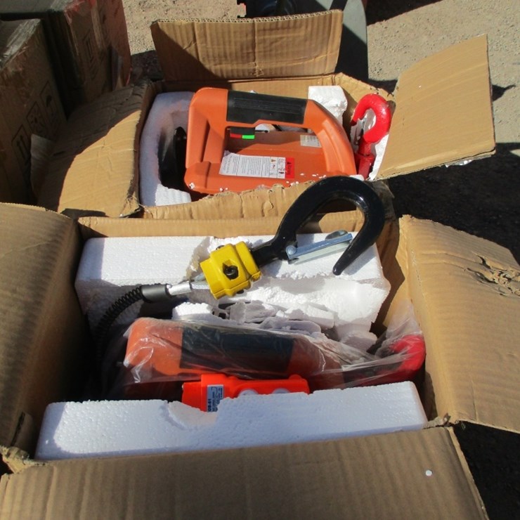 Lot Of (2) Electric Hoists,