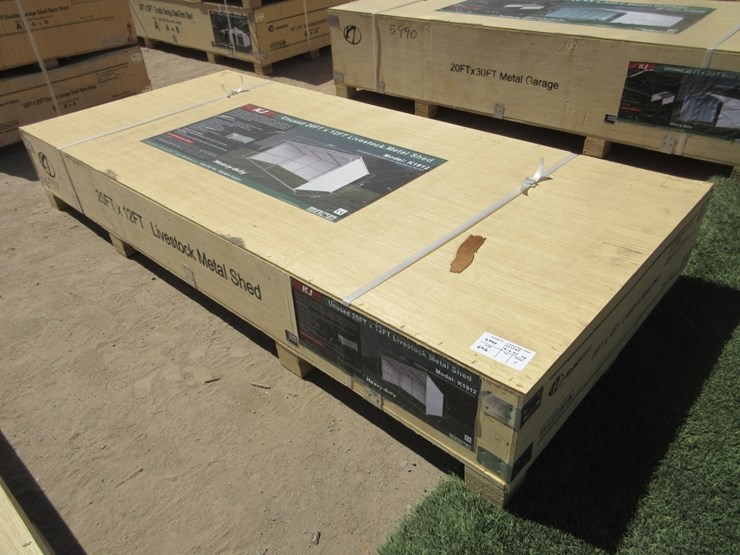 new-unused-12'-x-20'-metal-livestock-shelter-image-1