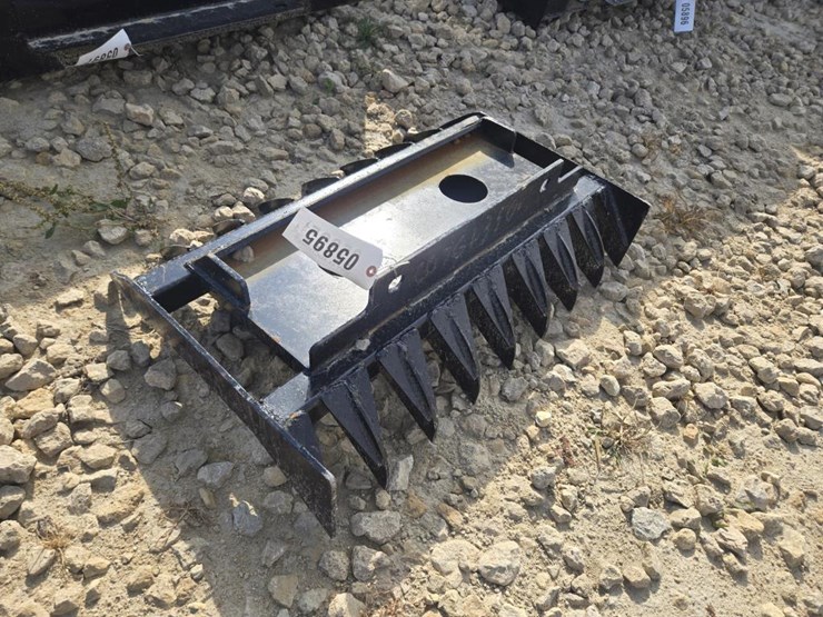 #5895-•-new-mini-skid-steer-universal-root-rake-image-1
