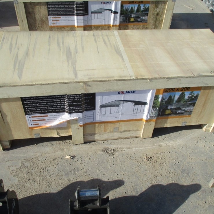 New Unused 20' x 20' All-Steel Carport