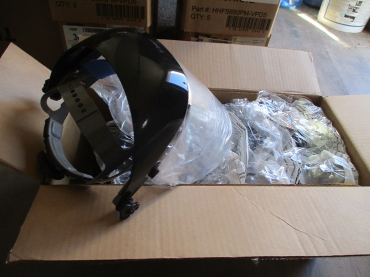 new-unused-5-piece-bullard-face-shields-image-1