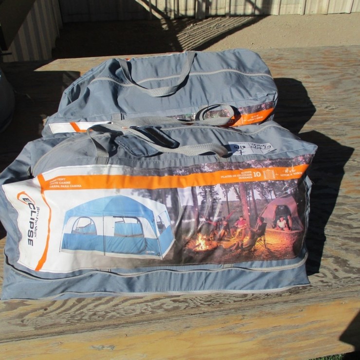 Lot Of (2) Eclipse 14' x 10' 10-Man Cabin Tents