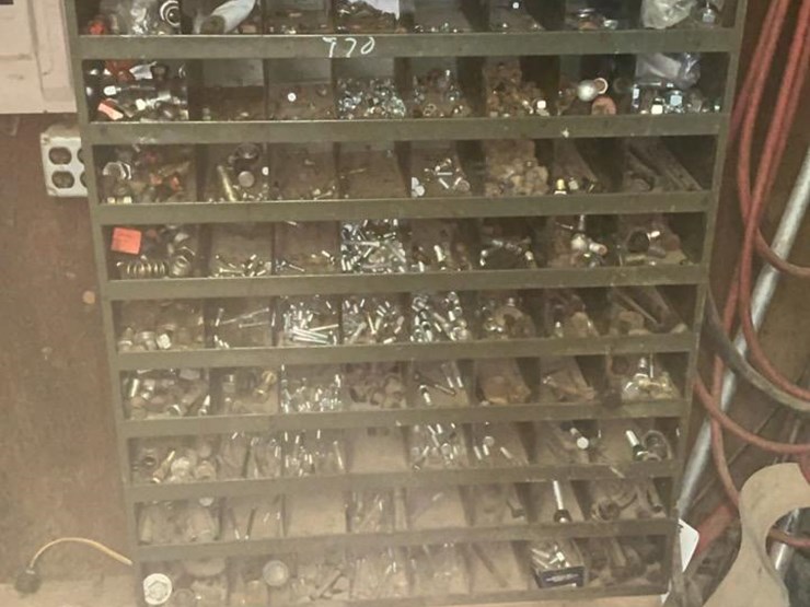 #770-•-parts-rack-of-nuts,-bolts,-washers-and-more-image-1
