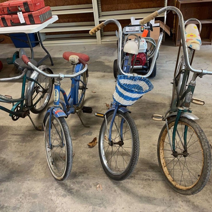 (4) Antique Bicycles