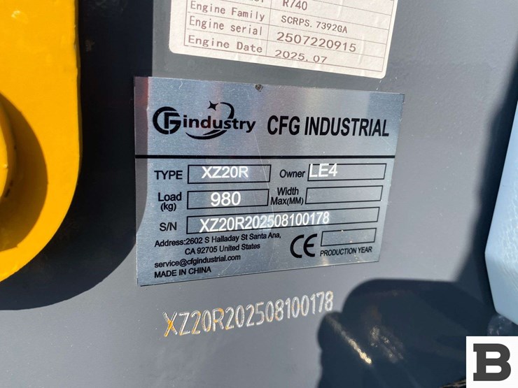 2025-cfg-industrial-xz20r-mini-excavator---eltopia,-wa-image-17