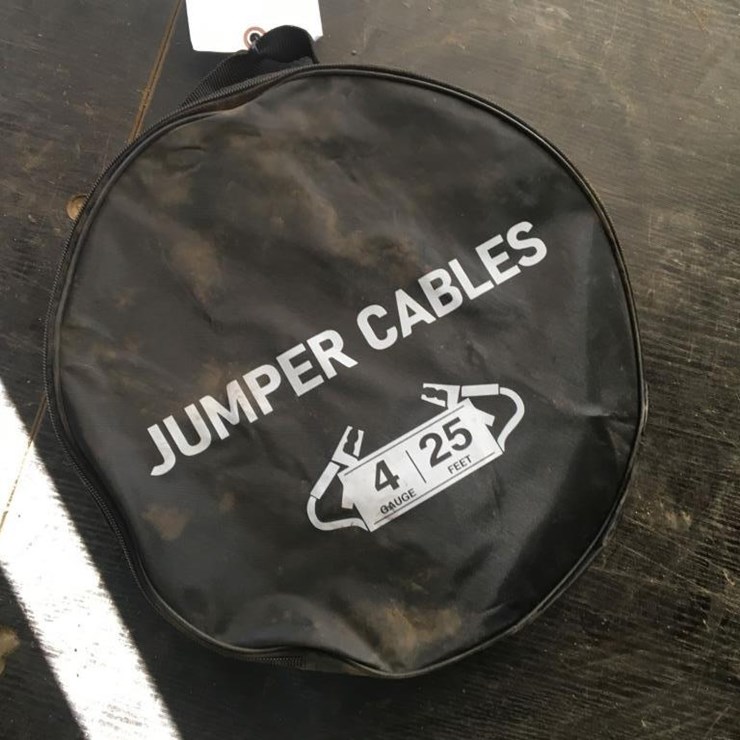 Unused 25ft Battery Jumper Cables.