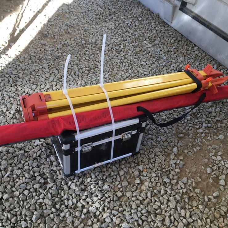 Unused Survey Equipment w/Grade Rod & Tripod