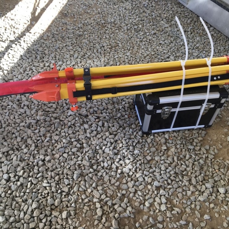 Unused Survey Equipment w/Grade Rod & Tripod.