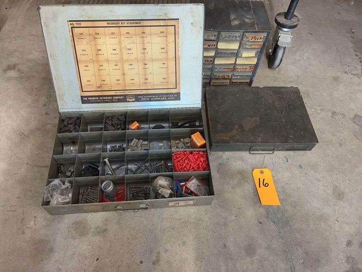 screw-cabinet,-electrical-assortment,-wood-keys-image-1