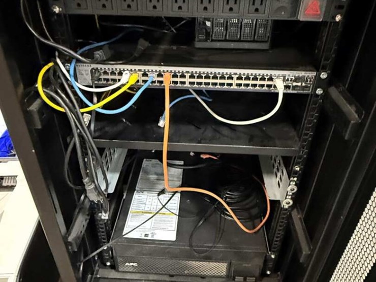 sysracks-server-rack-w/-temp-set,-apc-power-supply,-hp-400-printer,-hp-68710-printer,-scan-snap-ix5-image-9