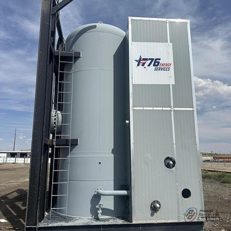 2013 E.S.FOX LTD BRONCO 134 BBL PRESSURE TANK Vertical Separator, clean condition