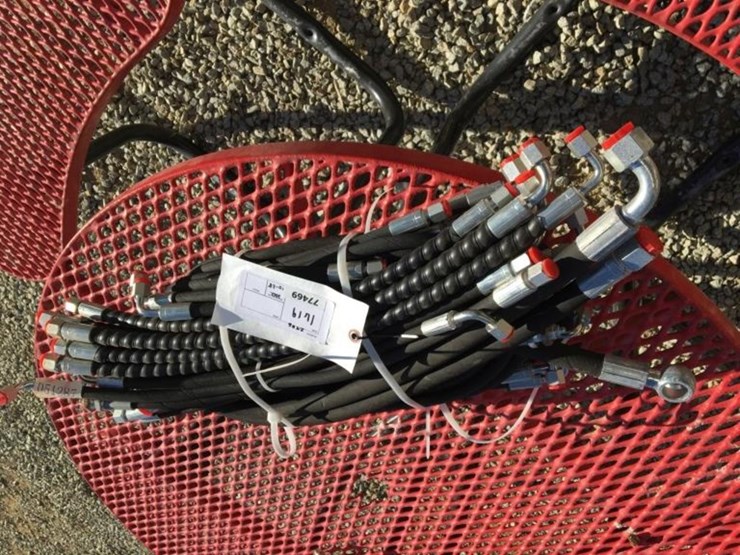 bundle-of-unused-hydraulic-hoses.-image-1